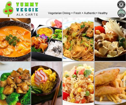 Yummy Fresh and Healthy Halal Vegetarian Food