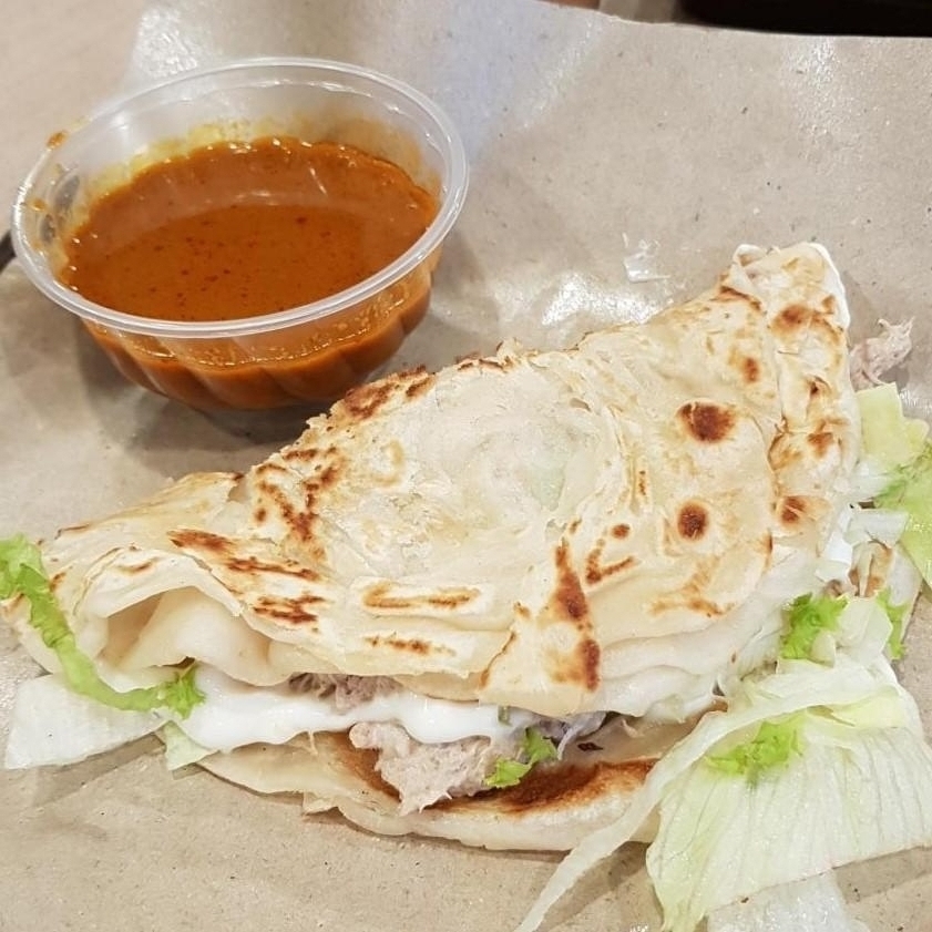 Prata fold over (tuna mayo)