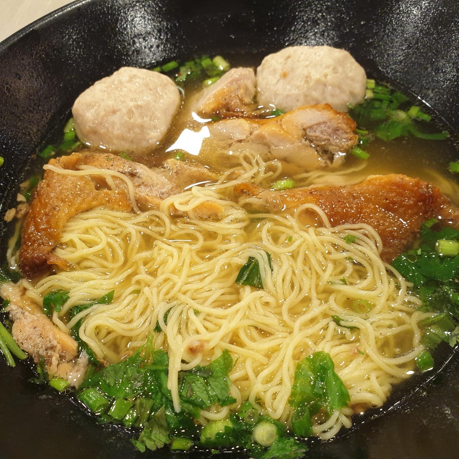 Thai Grilled Chicken Noodle Soup