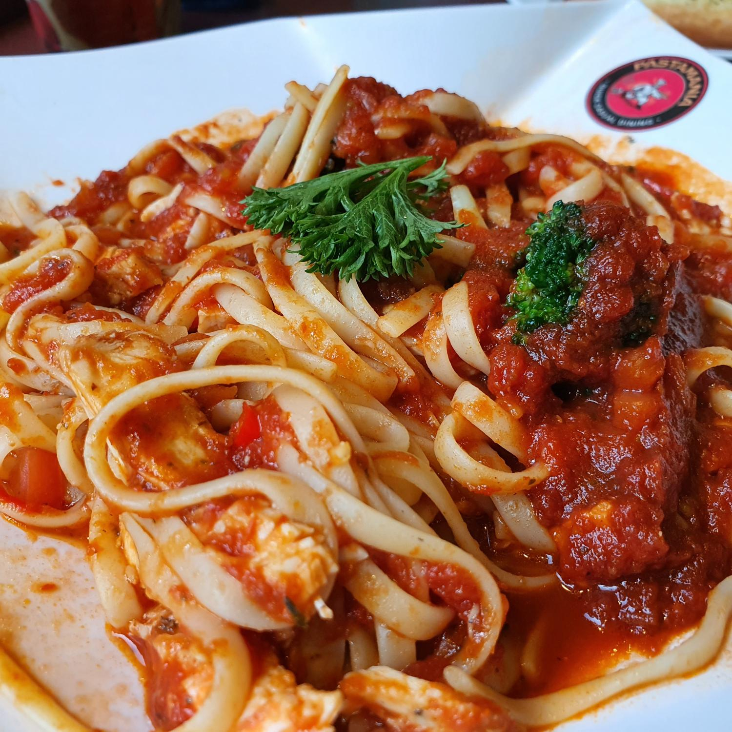 Spicy Chicken Linguine