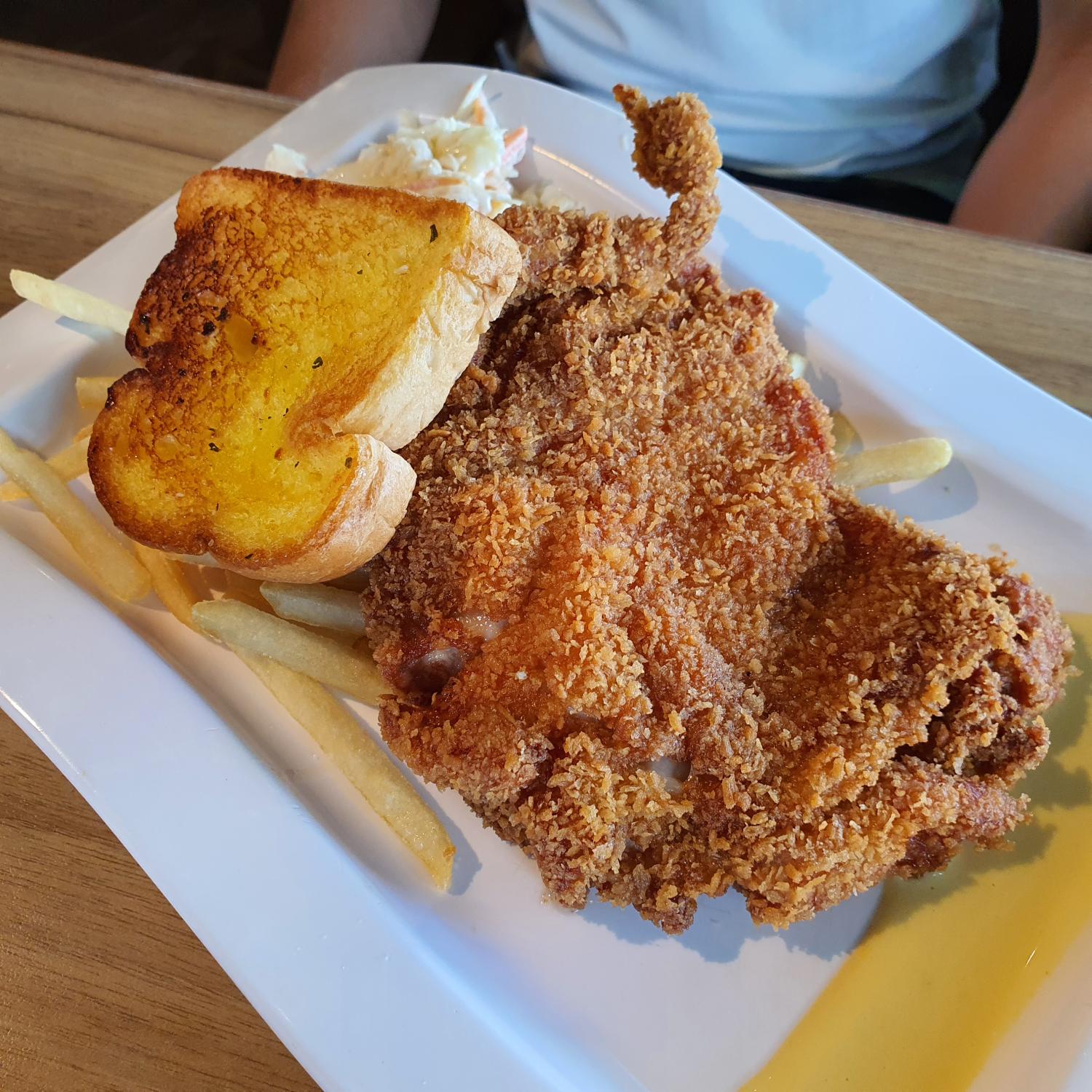 Crispy Cutlet with Mustard Sauce