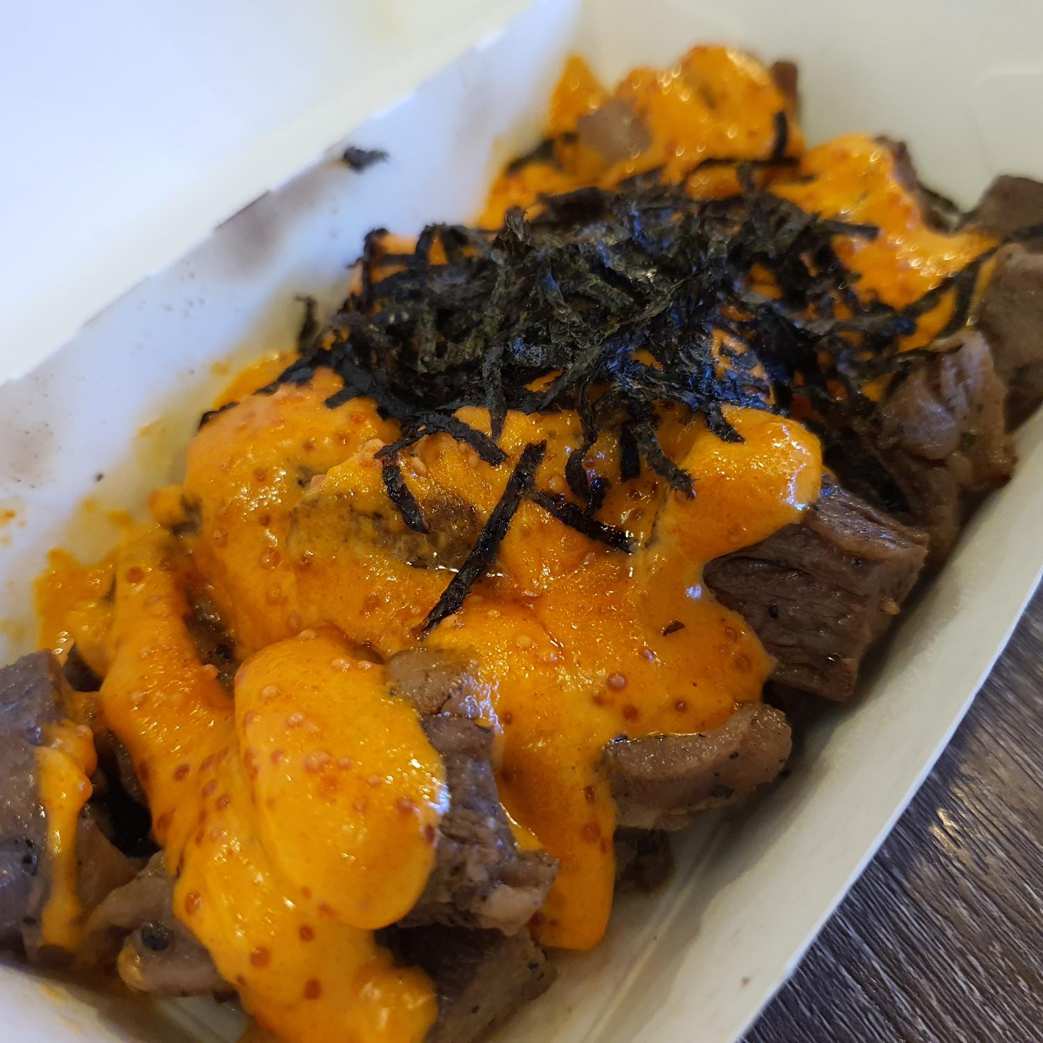 Mentaiko Beef Cubes