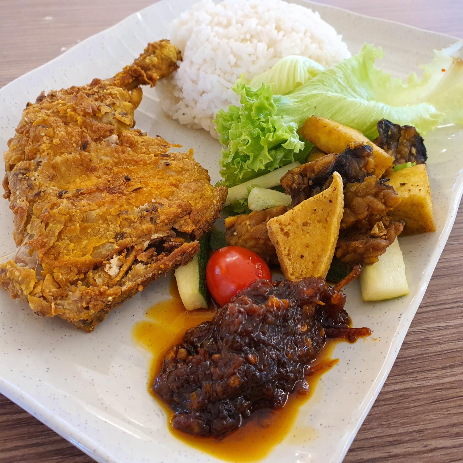 Nasi Ayam Penyek