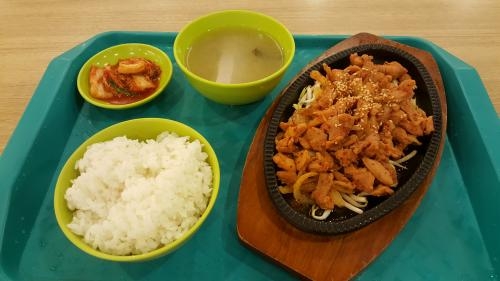 Korean chicken bbq set