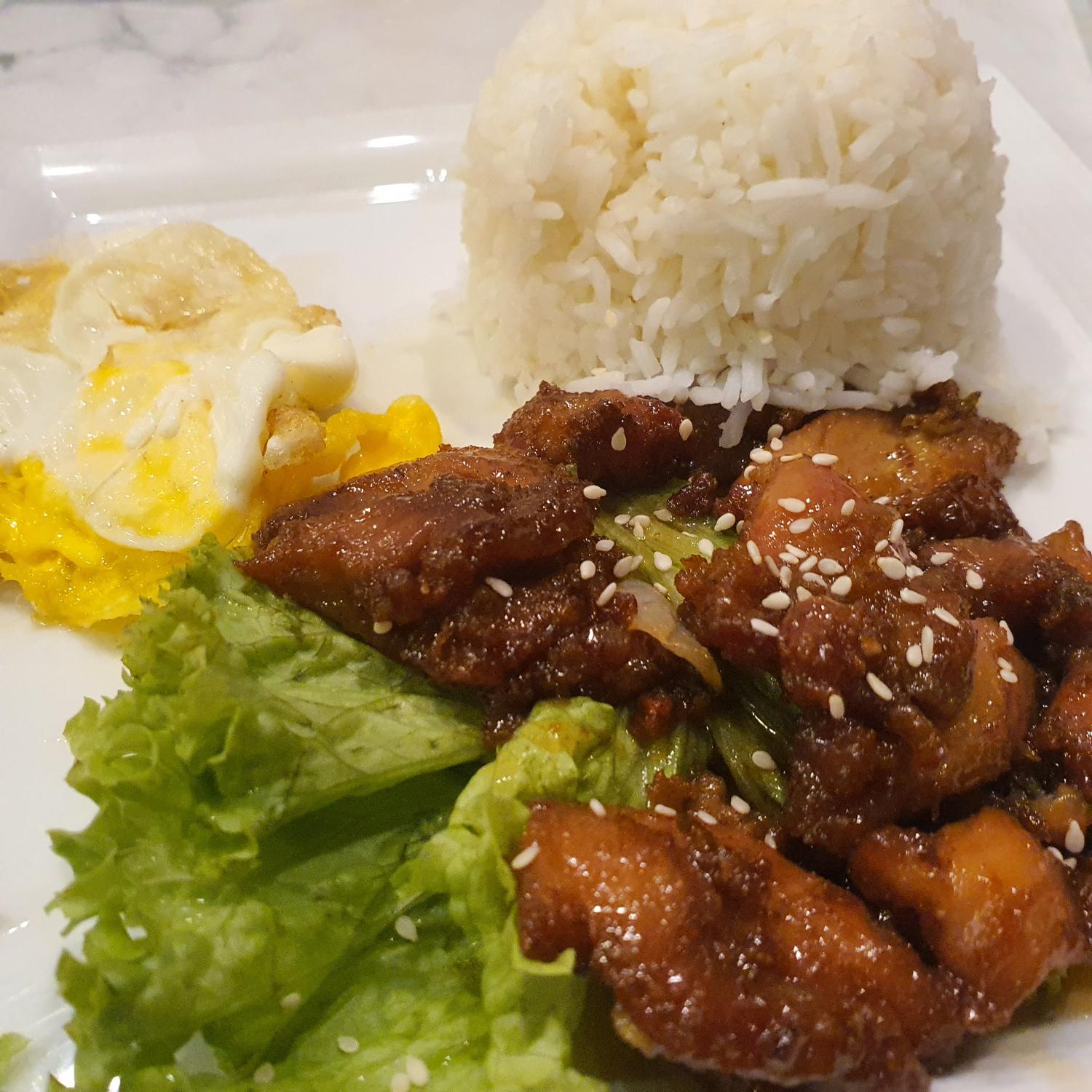 Honey Chicken Rice