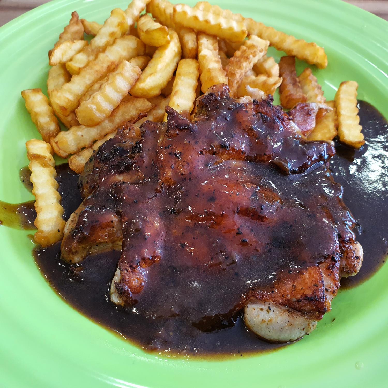 Chicken Chop with Fries