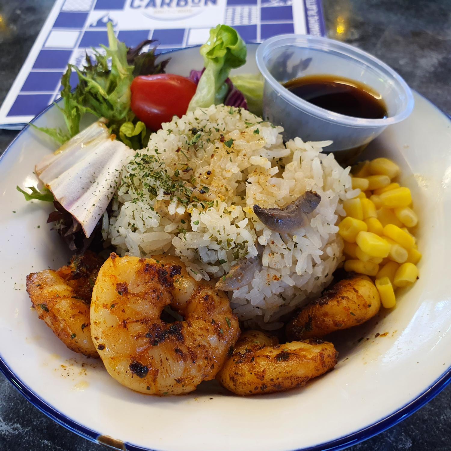 Garlic Prawn Ricebowl