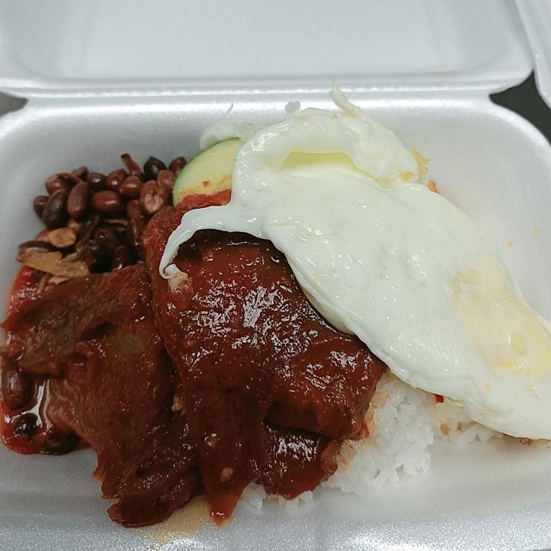 Sambal Sotong Nasi Lemak