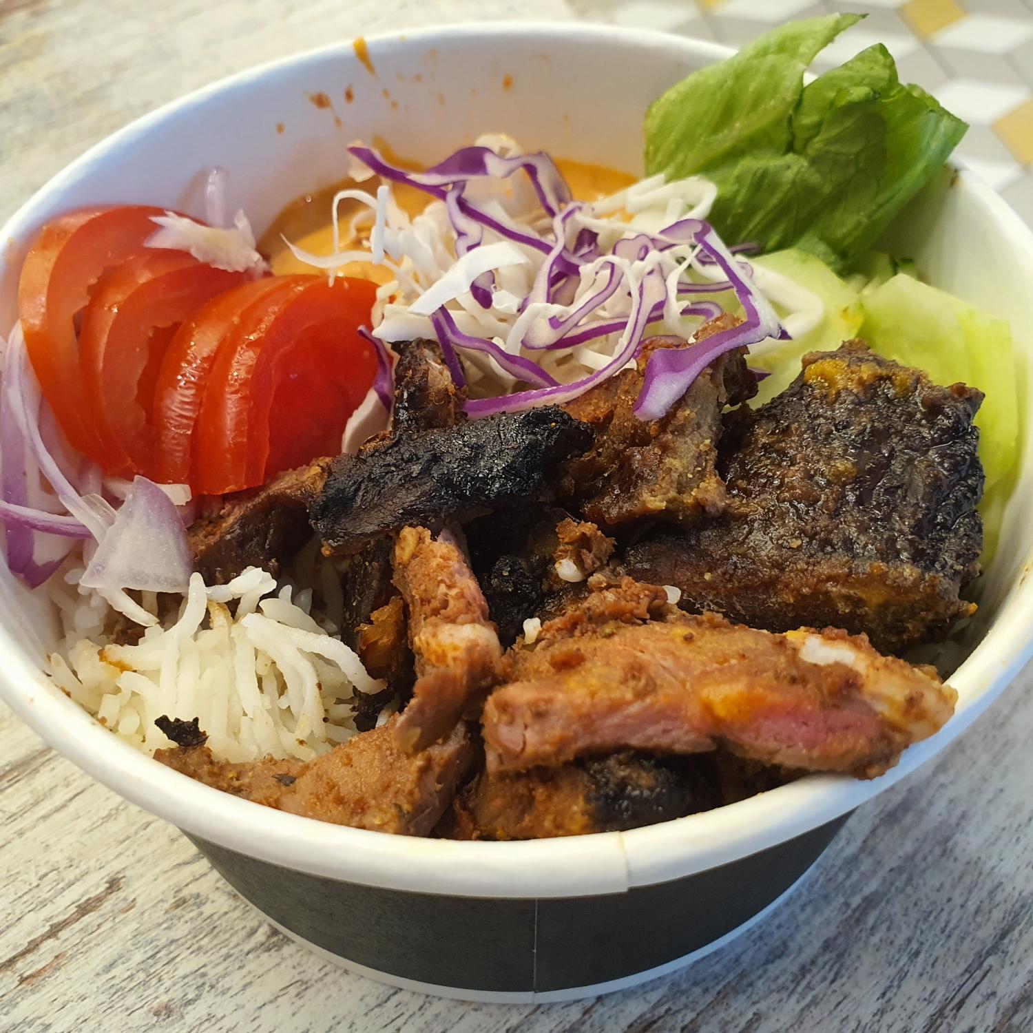 Lamb Shawarma Rice Bowl