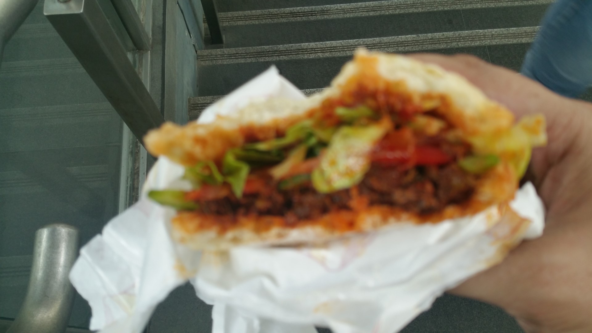 Rendang sandwich