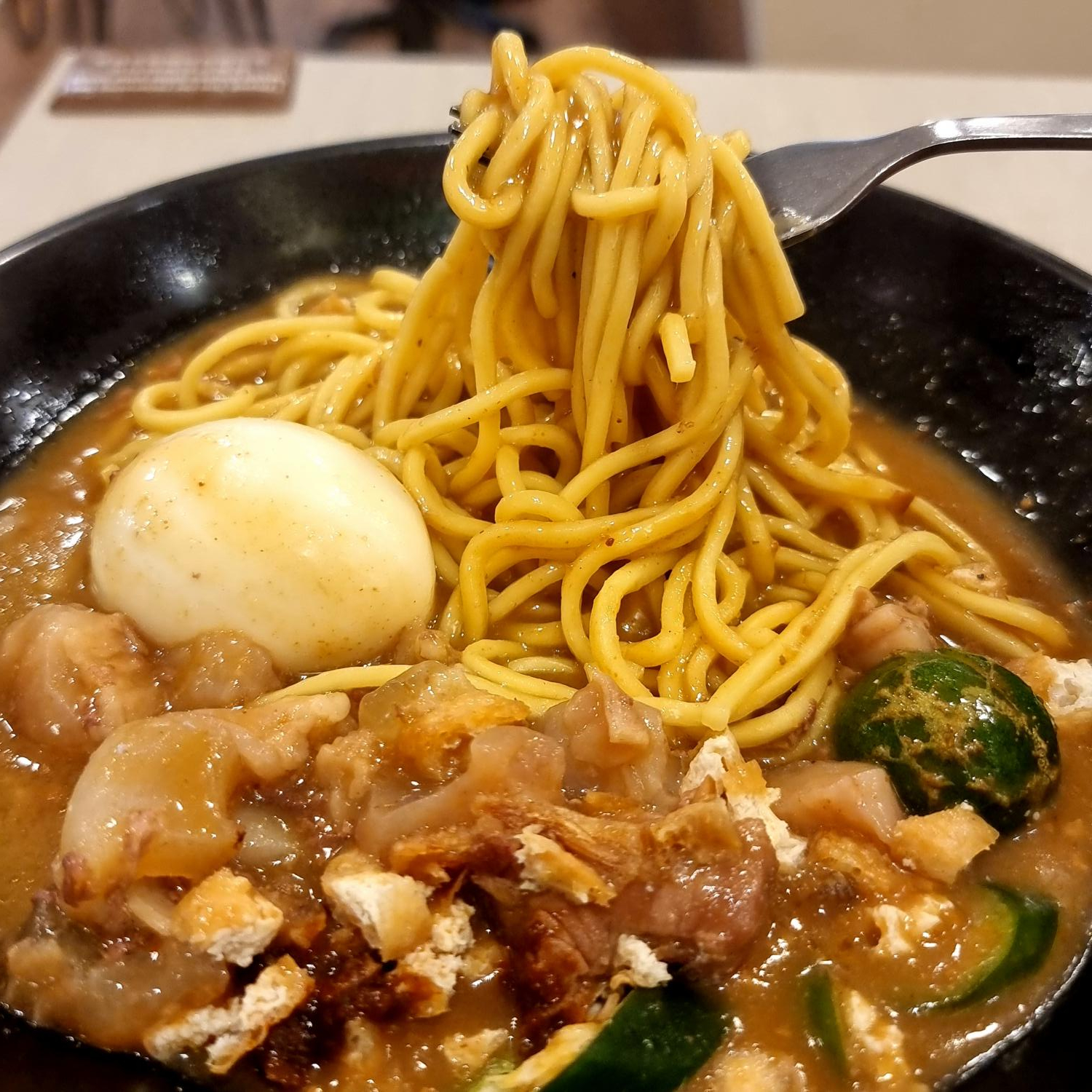 Mee Rebus with Beef Brisket and Tendon