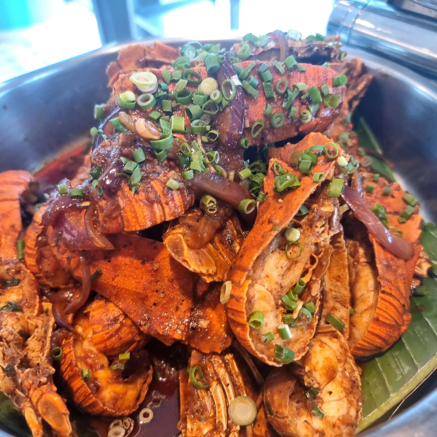 Slipper Lobster in Chilli Crab Style Sauce