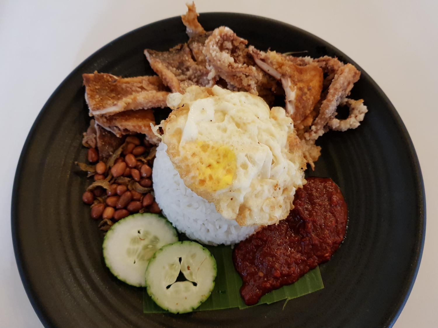 Nasi Lemak Kukus with XXL Sotong 
