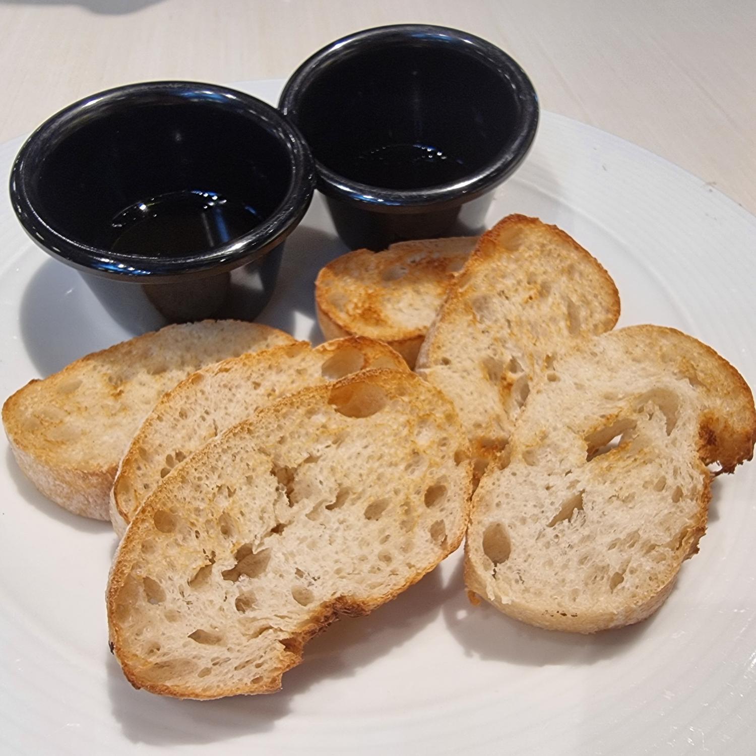 Toasted Ciabatta with Balsamic Vinaigrette