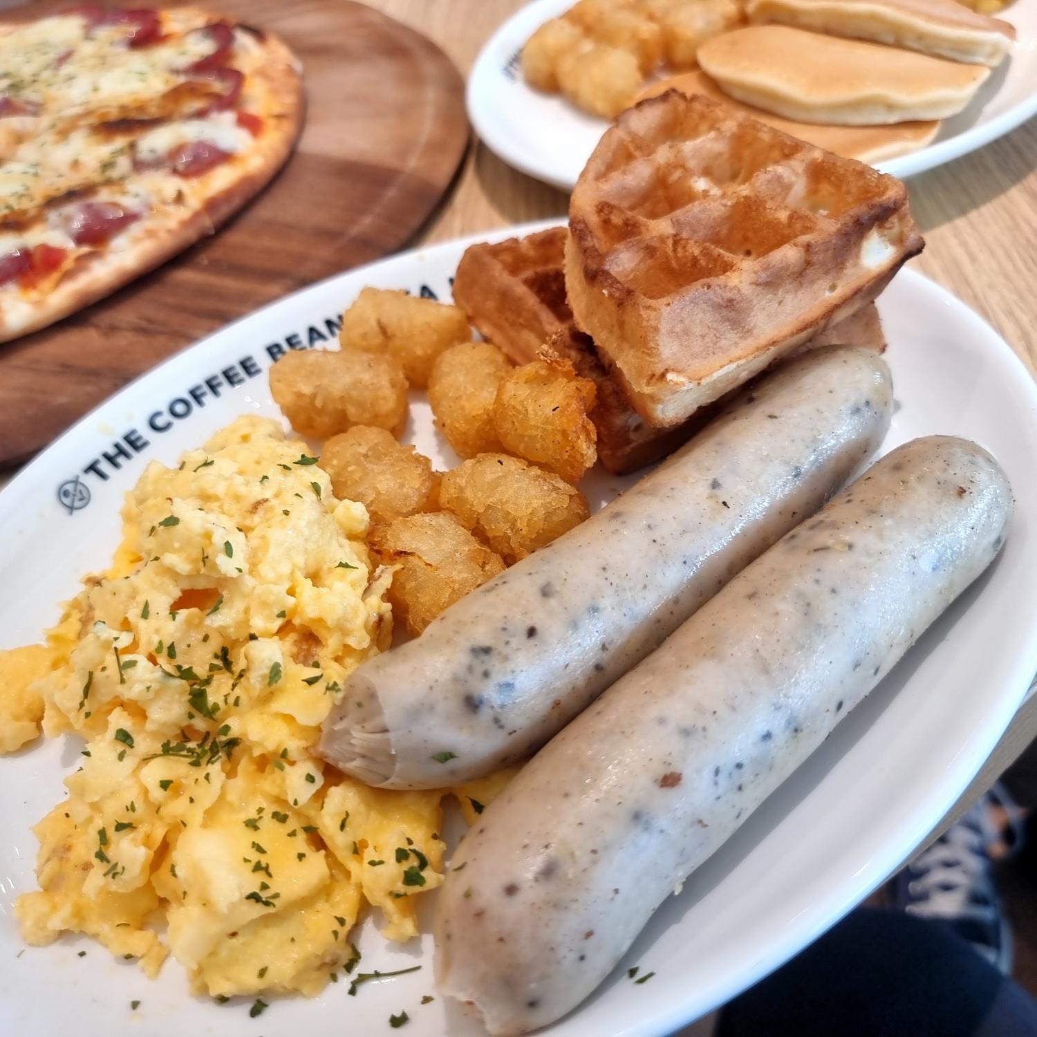 Breakfast Waffles Platter