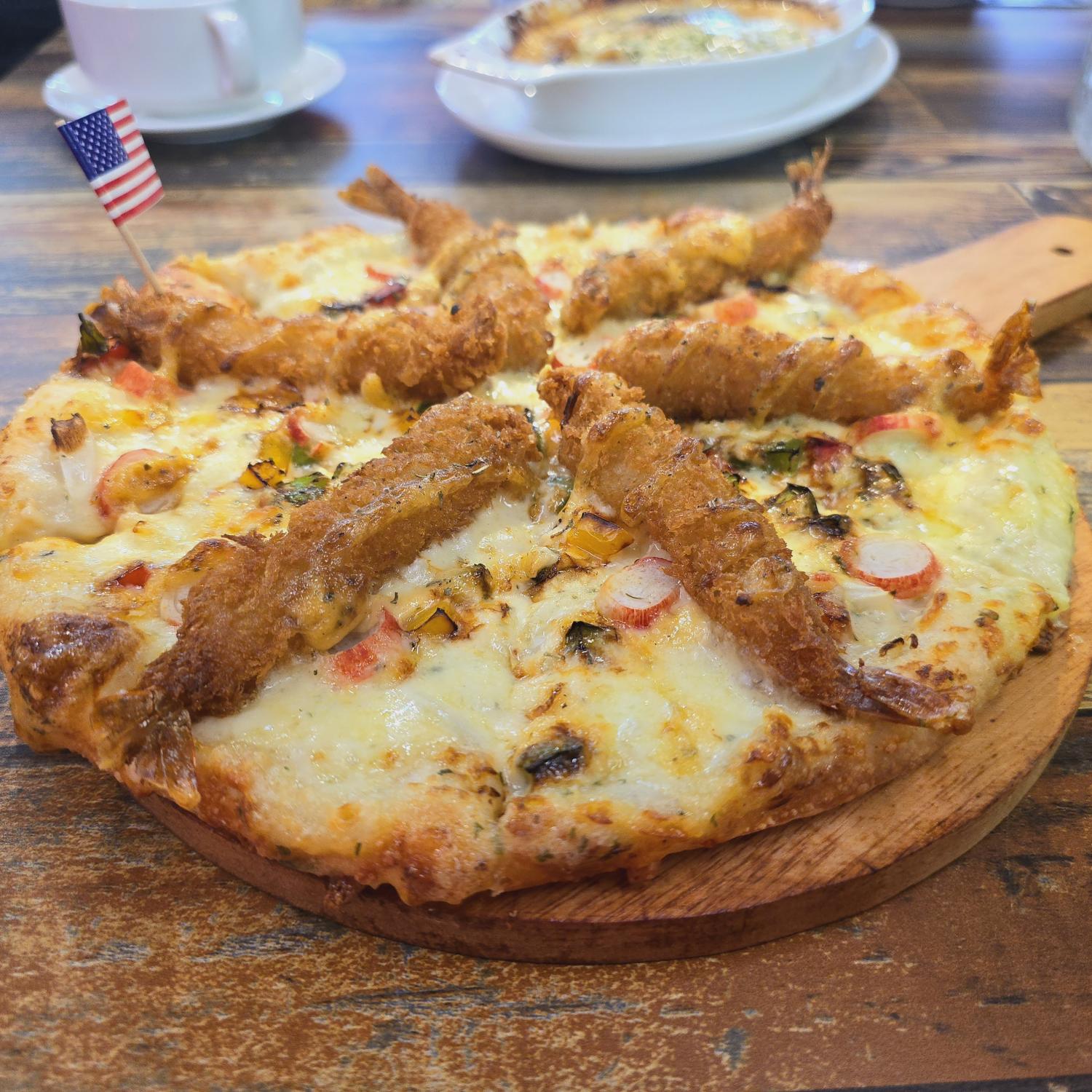 San Diego Golden Tempura Pizza