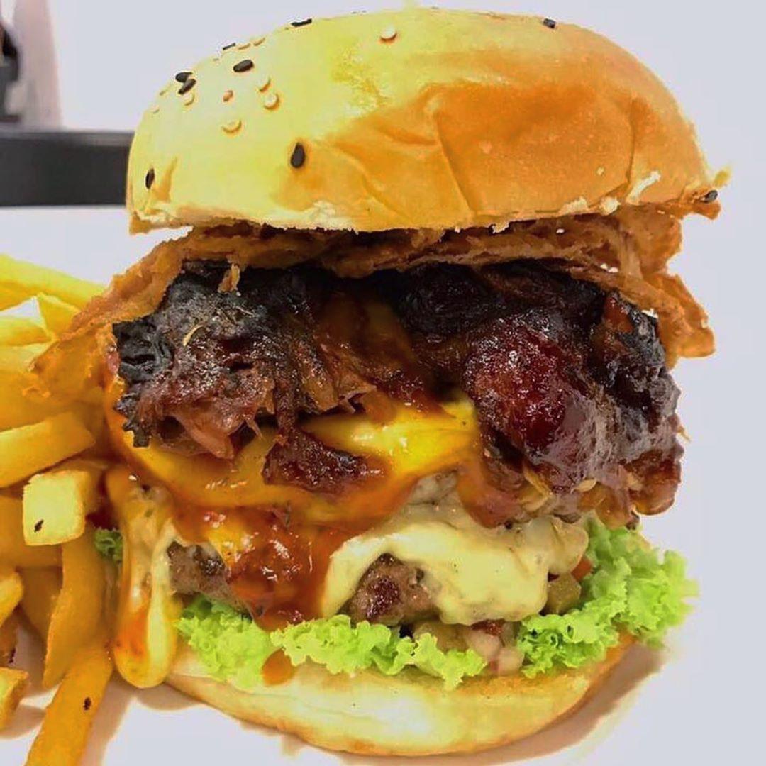 Ribs and Beef Burger