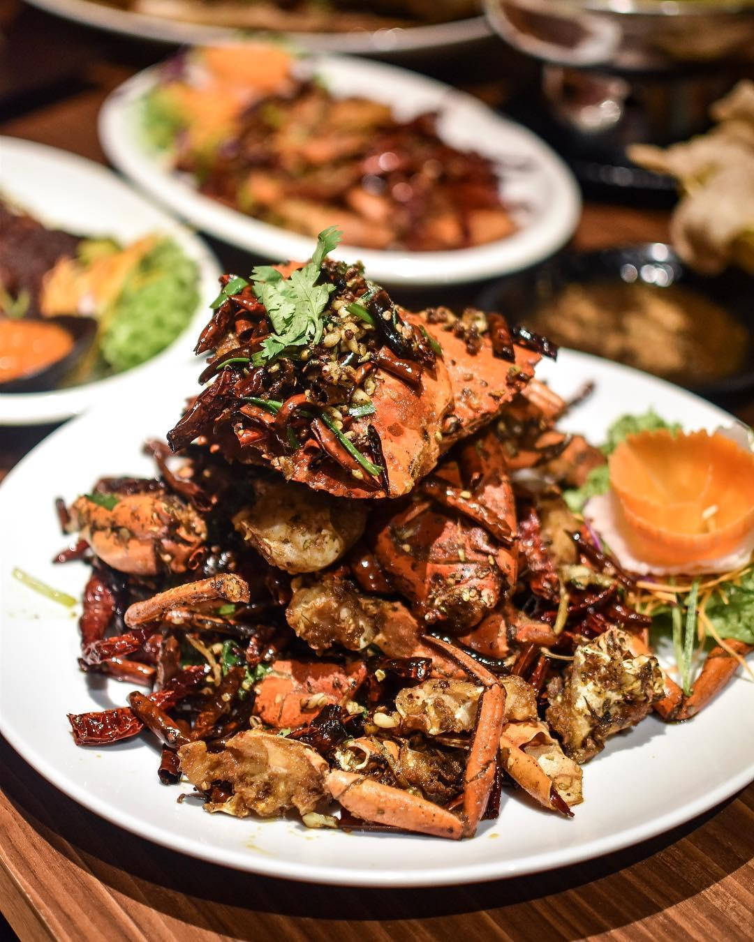 Sichuan Mala Fried Crab