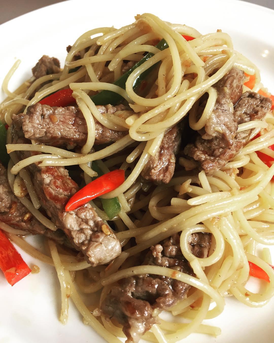 Aglio Olio Sirloin Beef