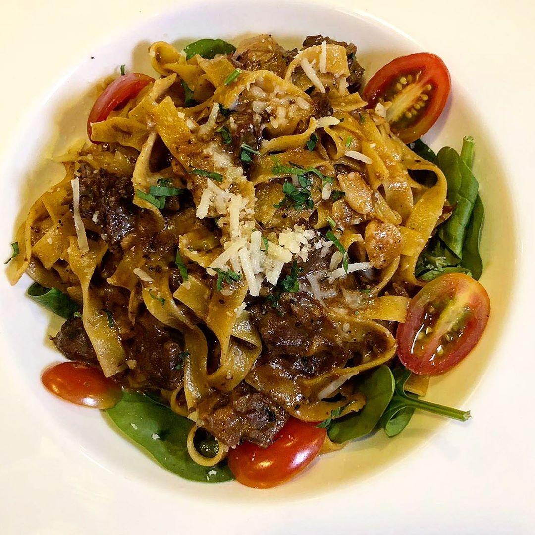 Beef Ragu Fettuccine At Positano Risto Halal Tag Singapore