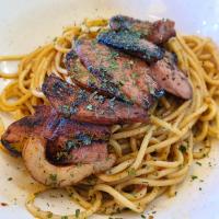 Aglio Olio Smoked Duck Pasta