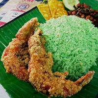 Nasi Lemak Tiger Prawn