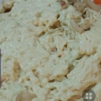 Roasted chicken noodles expired  decomposed noodles