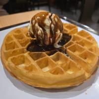 Waffle ice cream