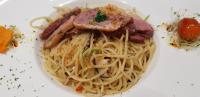 Smoked Duck Aglio Olio