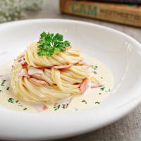 Turkey Bacon &  Chicken Ham Carbonara